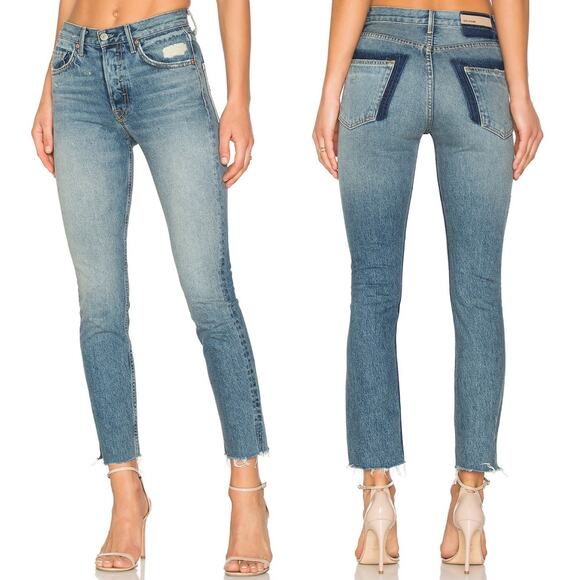 GRLFRND Karolina High-Rise Skinny Jeans Whole Lotta Love Women’s Size 25 - Picture 1 of 7